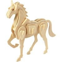 Produktbild: Creativ Company 3D-Figuren zum Zusammensetzen, Pferd, Gr&ouml;&szlig;e 18x4,5x16 cm, 1 Stk