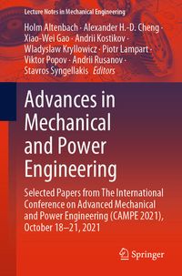 Produktbild: Advances in Mechanical and Power Engineering