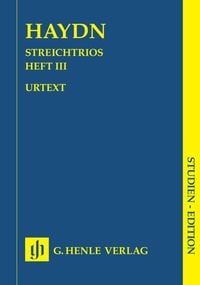 Produktbild: Joseph Haydn - Streichtrios, Heft III (Haydn zugeschrieben)
