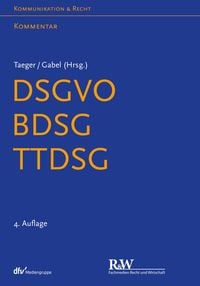 Bild vom Artikel Dsgvo - Bdsg - Ttdsg vom Autor Jürgen Taeger