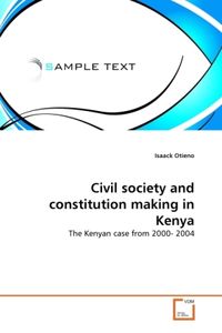 Produktbild: Otieno, I: Civil society and constitution making in Kenya