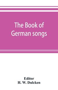 Produktbild: The book of German songs