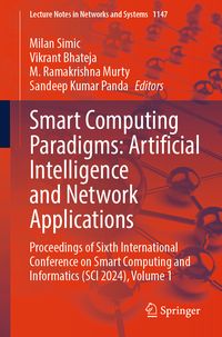 Produktbild: Smart Computing Paradigms: Artificial Intelligence and Network Applications