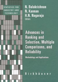 Produktbild: Advances in Ranking and Selection, Multiple Comparisons, and Reliability