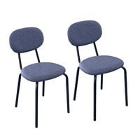 Produktbild: HTI-Living Stuhl Anella Dunkelgrau 2er-Set Stuhl Anella Dunkelgrau 2er-Set