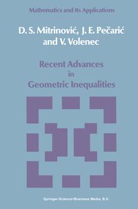 Produktbild: Recent Advances in Geometric Inequalities