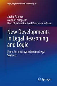 Produktbild: New Developments in Legal Reasoning and Logic