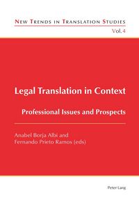 Produktbild: Legal Translation in Context