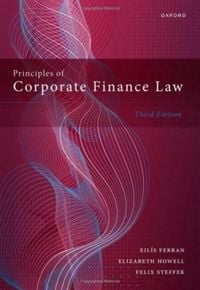 Produktbild: Principles of Corporate Finance Law