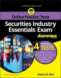 Produktbild: Securities Industry Essentials Exam For Dummies with Online Practice, m. 1 Buch, m. 1 Online-Zugang, 2 Teile