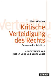 Produktbild: Kritische Verteidigung des Rechts