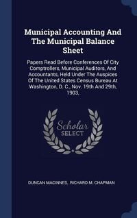 Produktbild: Municipal Accounting And The Municipal Balance Sheet