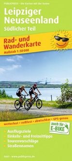 Produktbild: Publicpress Rad- und Wanderkarte Leipziger Neuseenland, S&uuml;dlicher Teil 1:50.000