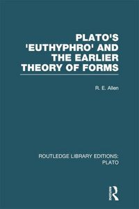 Produktbild: Allen, R: Plato's Euthyphro and the Earlier Theory of Forms