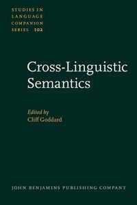 Produktbild: Cross-Linguistic Semantics