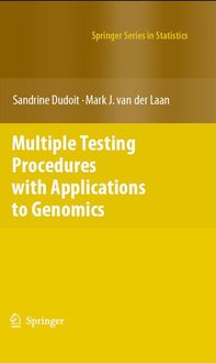 Produktbild: Multiple Testing Procedures with Applications to Genomics