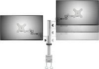 Produktbild: SpeaKa Professional SP-5986112 Monitor-Tischhalterung 2 Display(s) 33,0cm (13\") - 68,6cm (27\") Grau H&ouml;henverstellbar, Neigbar