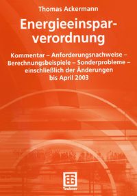 Produktbild: Energieeinsparverordnung