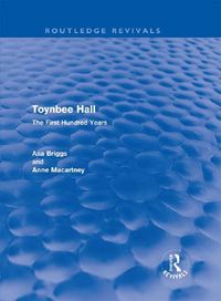 Produktbild: Toynbee Hall (Routledge Revivals)
