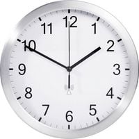 Produktbild: TFA Dostmann 98.1091.02 Funk Wanduhr 25 cm x 40 mm Aluminium (matt)