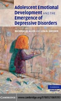 Produktbild: Adolescent Emotional Development and the Emergence of Depressive Disorders