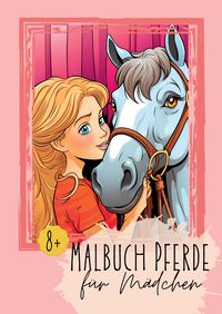 Produktbild: Malbuch Pferde f&uuml;r M&auml;dchen 8+