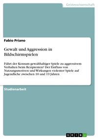 Produktbild: Gewalt und Aggression in Bildschirmspielen
