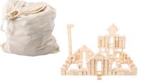 Produktbild: Holzbausteine Natur 200er-Pack im Beutel