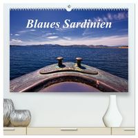 Produktbild: Blaues Sardinien (hochwertiger Premium Wandkalender 2027 DIN A2 quer), Kunstdruck in Hochglanz