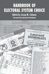 Produktbild: The Handbook of Electoral System Choice
