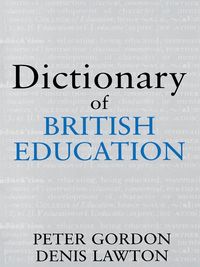 Produktbild: Dictionary of British Education