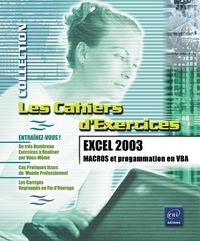 Produktbild: Excel 2003: Macros et Programmation en VBA