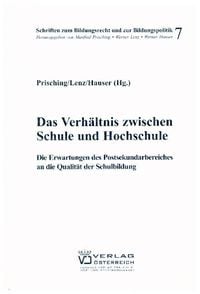 Produktbild: Das Verh&auml;ltnis zwischen Schule und Hochschule