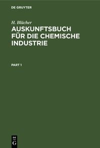 Produktbild: Auskunftsbuch f&uuml;r die Chemische Industrie