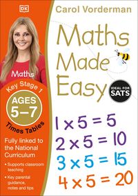 Produktbild: Maths Made Easy: Times Tables, Ages 5-7 (Key Stage 1)