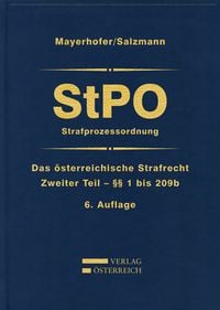 Produktbild: Das österreichische Strafrecht / StPO/Strafprozessordnung