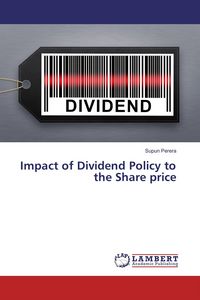 Produktbild: Impact of Dividend Policy to the Share price