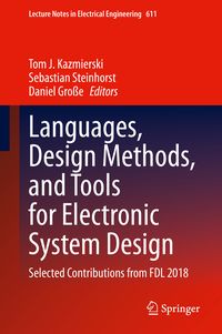 Produktbild: Languages, Design Methods, and Tools for Electronic System Design