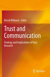 Produktbild: Trust and Communication