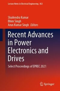 Produktbild: Recent Advances in Power Electronics and Drives