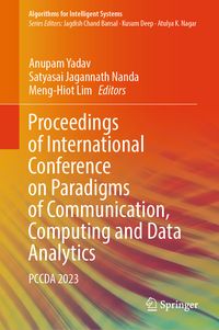 Produktbild: Proceedings of International Conference on Paradigms of Communication, Computing and Data Analytics