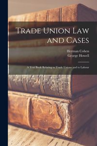 Produktbild: Trade Union Law and Cases