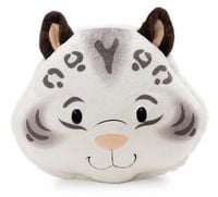 Produktbild: Kissen Schneeleopard Eleni Snowbell 35x30cm rund