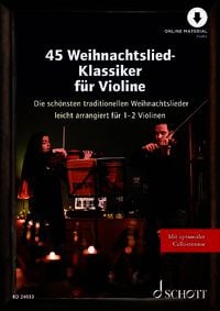 Produktbild: 45 Weihnachtslied-Klassiker für Violine