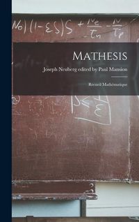 Produktbild: Mathesis: Recueil Math&eacute;matique