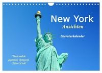 Produktbild: New York Ansichten - Literaturkalender (Wandkalender 2026 DIN A4 quer), CALVENDO Monatskalender