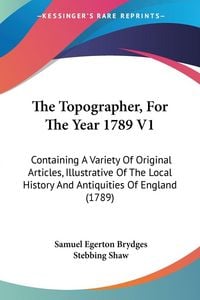 Produktbild: The Topographer, For The Year 1789 V1