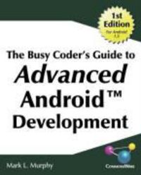 Produktbild: The Busy Coder's Guide to Advanced Android Development
