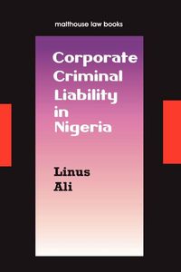 Produktbild: Corporate Criminal Liability in Nigeria