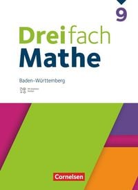 Produktbild: Dreifach Mathe - Baden-W&uuml;rttemberg - 9. Schuljahr